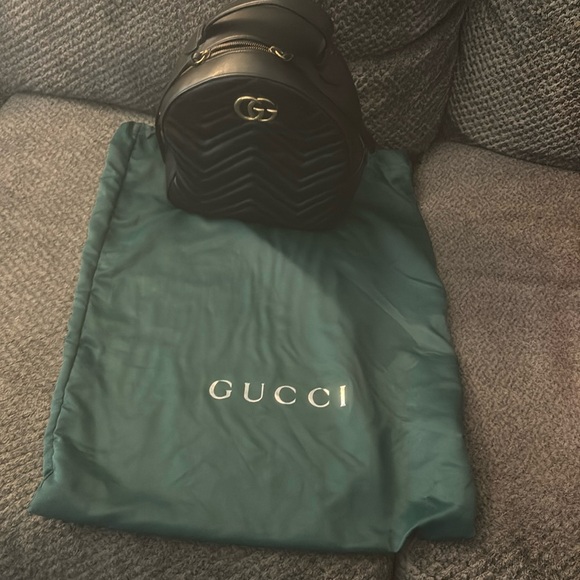 Gucci Leather Back Pack Purse - Picture 1 of 7